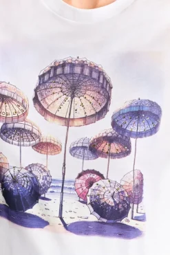 Rich & Royal T-Shirts<T-Shirt Mit Crew-Neck white