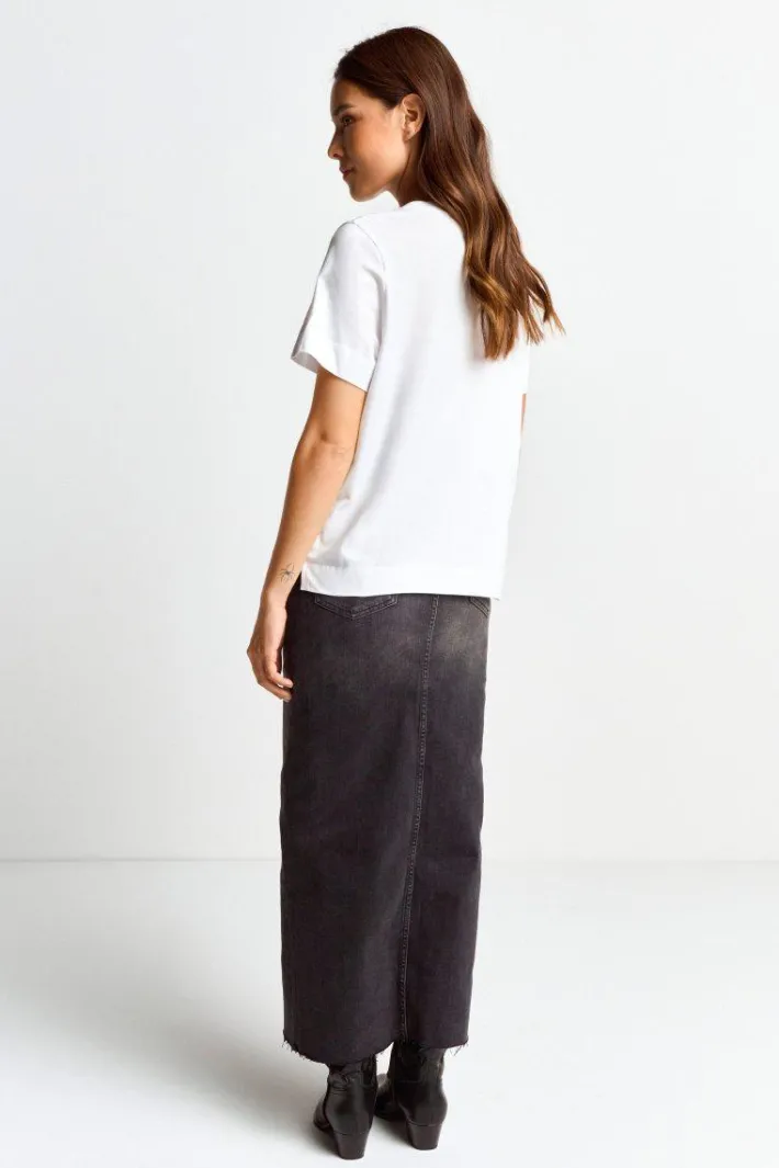 Rich & Royal T-Shirts<T-Shirt Mit Fashion-Illustration white