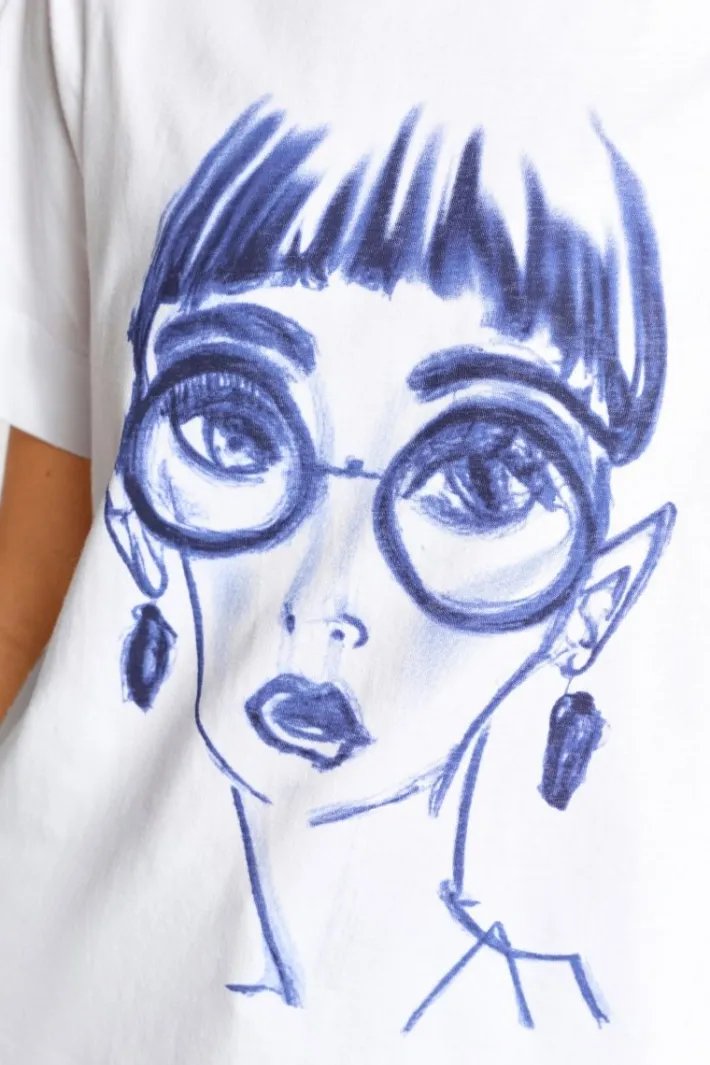 Rich & Royal T-Shirts<T-Shirt Mit Fashion-Print midnight blue