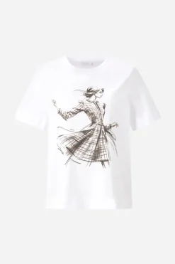 Rich & Royal T-Shirts<T-Shirt Mit Fashion-Print white