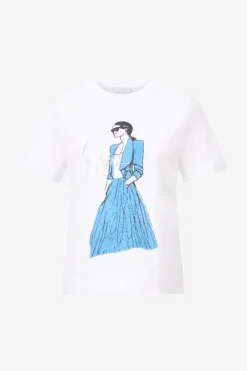 Rich & Royal T-Shirts<T-Shirt Mit Illustrations-Print