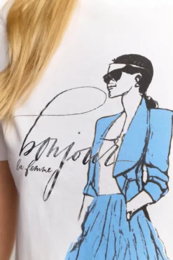 Rich & Royal T-Shirts<T-Shirt Mit Illustrations-Print