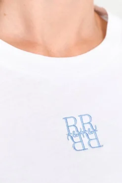 Rich & Royal T-Shirts<T-Shirt Mit Logostickerei white