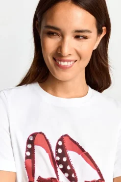 Rich & Royal T-Shirts<T-Shirt Mit Strassdetails