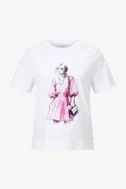 Rich & Royal T-Shirts<T-Shirt Mit Strassverzierung white
