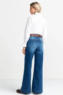 Rich & Royal Business Blusen|Casual Blusen<Weiße Bluse Mit Rüschenkragen white